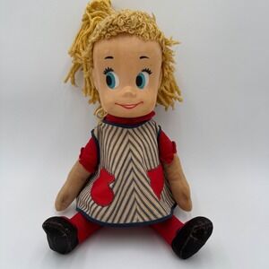 Vintage‎ 1960's Matty Mattel's Sister Belle Pull String Talking Doll 18"